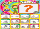 Calendário 2025 Hippie Infantil Montagem Online