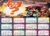 Calendário 2025 44 Cats Montagem de Foto