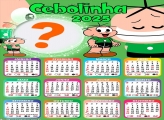 Montagem de Foto Calendário 2025 Cebolinha