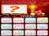 Calendário 2025 Feliz Natal Abençoado Ano Novo Fazer Montagem Online
