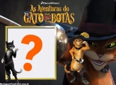 Moldura Gato de Botas O Útimo Pedido Colagem de Foto