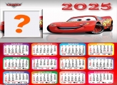 Calendário Relâmpago McQueen 2025 Montagem Online