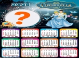 Calendário 2025 Cinderella Moldura Online