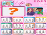 Calendário 2025 Barbie Life Foto Montagem Online