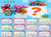 Calendário 2025 Pocoyo Montagem Grátis Online