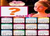 Montagem de Foto Calendário 2025 Barbie Bailarinas Online