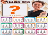 Calendário 2025 Nando Reis Montagem de Foto