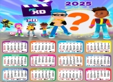 Calendário 2025 PK XD Montagem Grátis Online