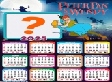 Calendário 2025 Peter Pan e Wendy Montagem Grátis Online