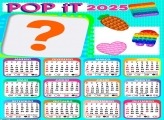 Calendário 2025 Pop iT Colagem de Foto