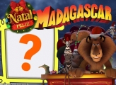 Feliz Natal Madagascar Montagem para Foto