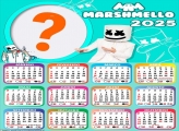 Calendário 2025 Marshmello Montagem de Foto