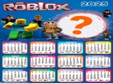 Calendário 2025 Roblox Game Montagem Online