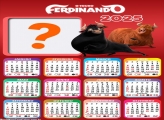 Calendário 2025 O Touro Ferdinando Montagem Grátis Online